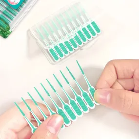 100pcs Soft Mint Dental Picks for a Healthy Smile