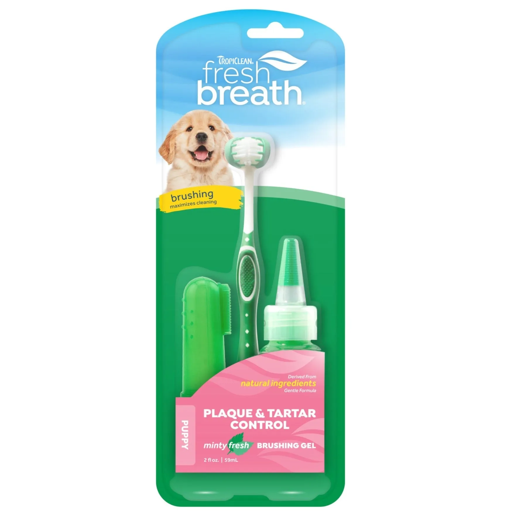 20% OFF: TropiClean Fresh Breath Oral Care Kit For Puppies