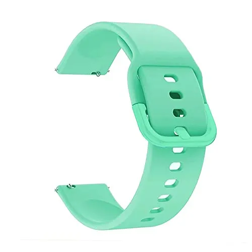 20mm universal Smartwatch Silicone Strap Light Blue