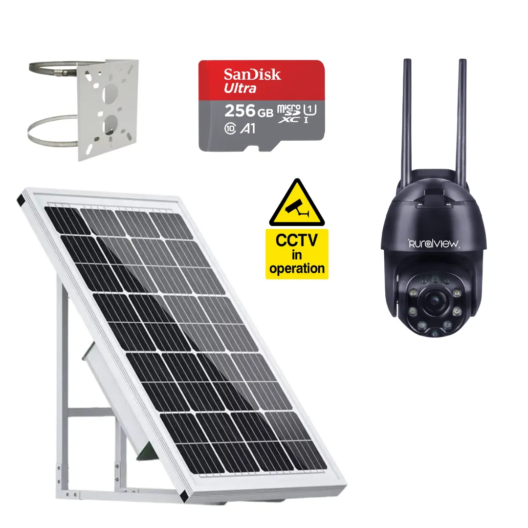 360 Mini Camera & Solar Bundle