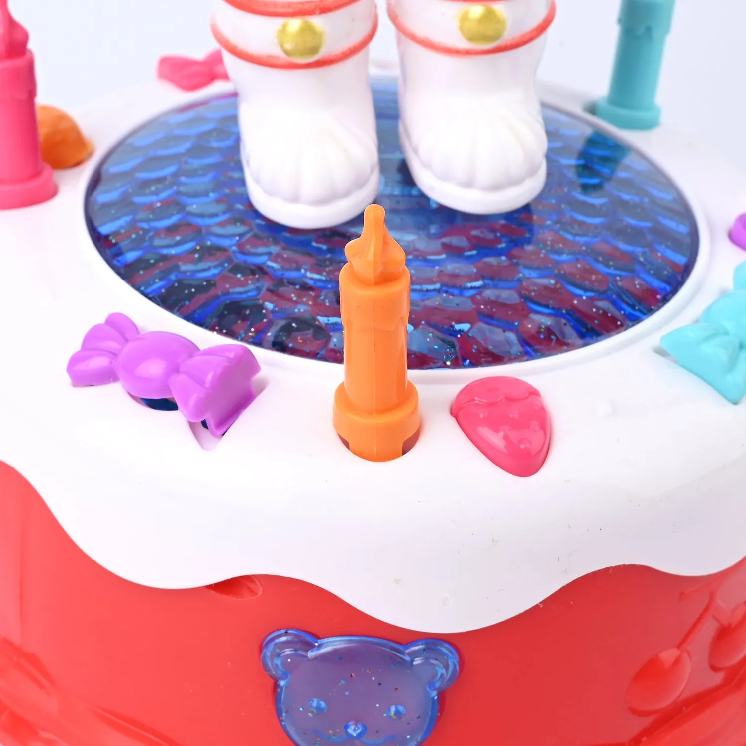 360 Rotation Astronaut Musical Cake for Kids