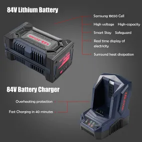 84V Charger and Battery