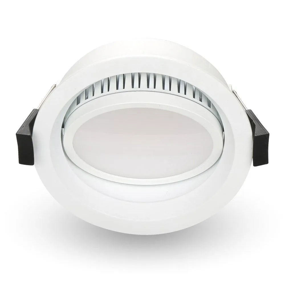 95-100mm Gimble Downlight 10w White CCT AT9020 TRI Atom Lighting