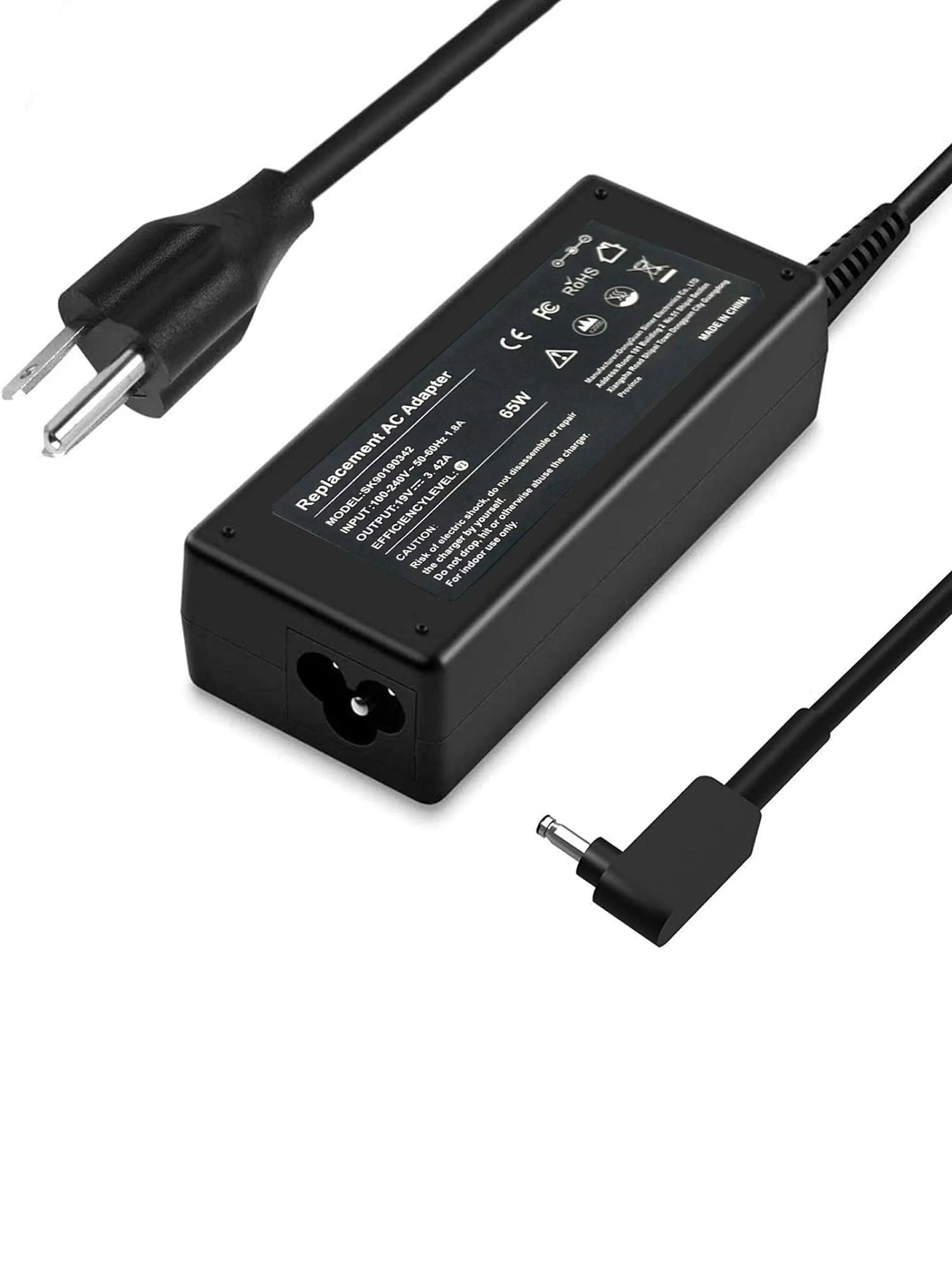 Acer Laptop Replacement Ac Adaptor, 19 V, 3.42 A