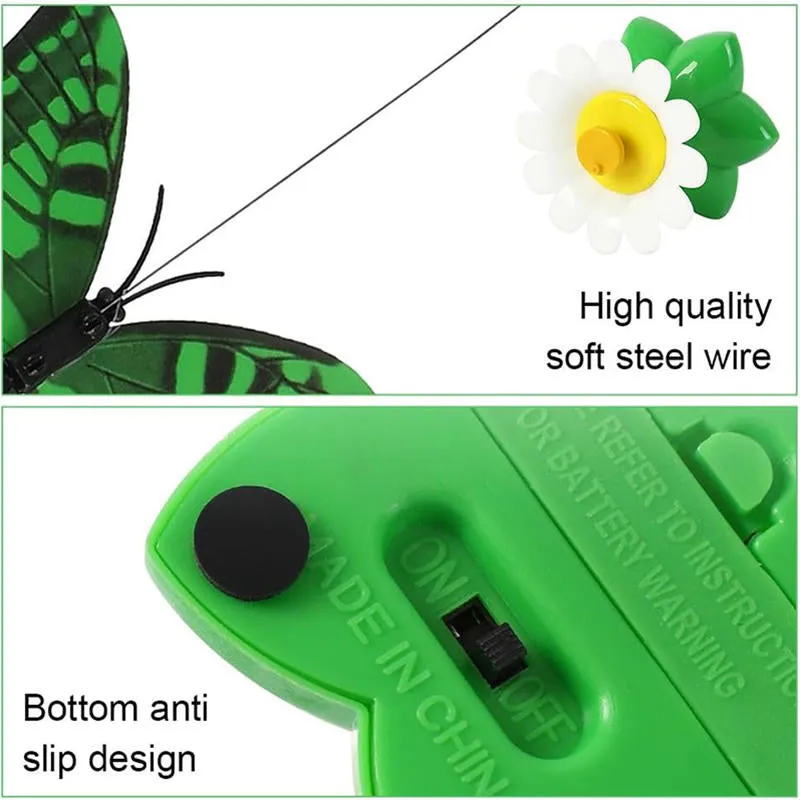 Aiitle Electric Rotating Bird & Butterfly Teasing Cat Toy