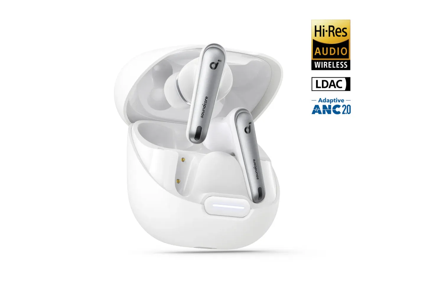 Anker Liberty 4 True Wireless Noise Cancelling Earbuds | White