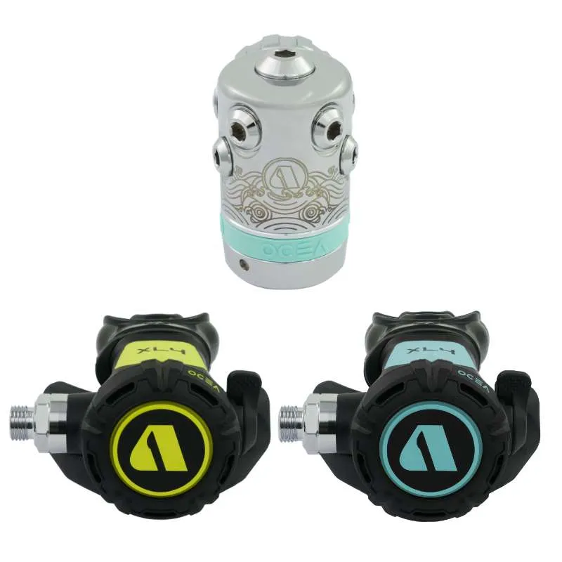 Apeks XL4 OCEA STAGE 3 Dive Regulator   Octopus Black/Light Blue