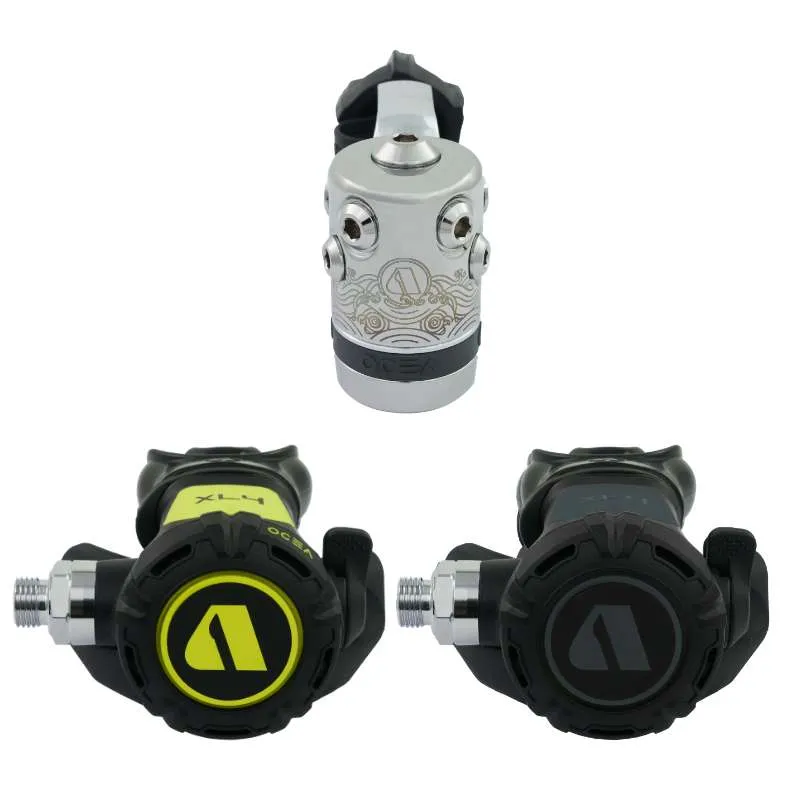 Apeks XL4 OCEA STAGE 3 Dive Regulator   Octopus Black/Light Blue