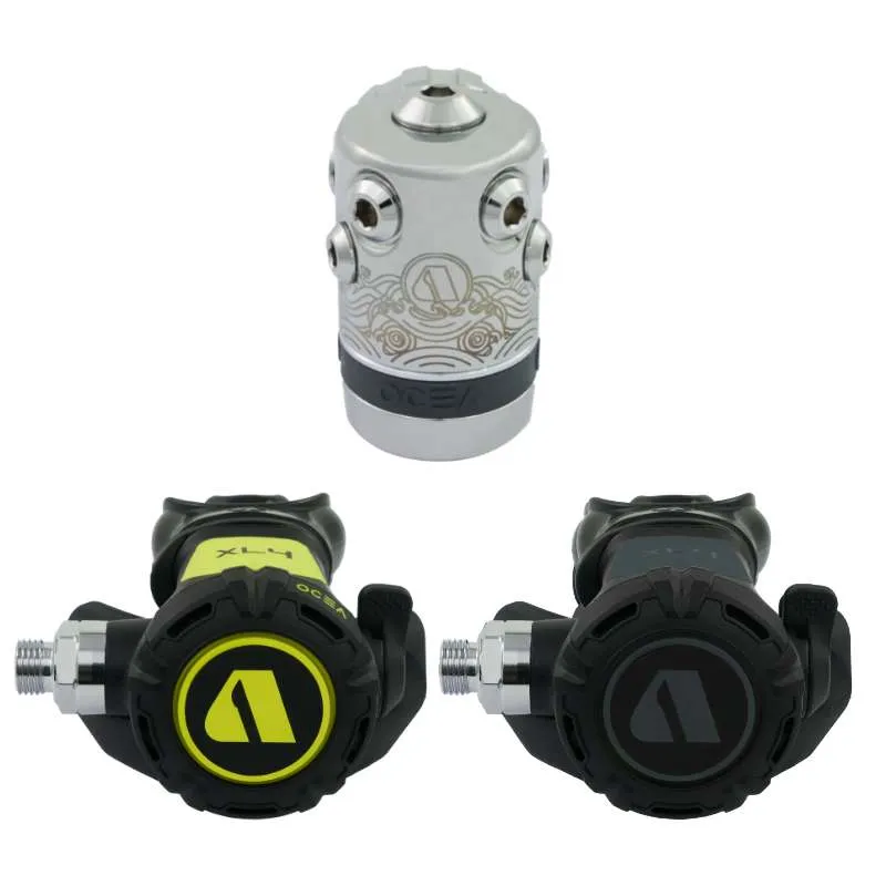 Apeks XL4 OCEA STAGE 3 Dive Regulator   Octopus Black/Light Blue