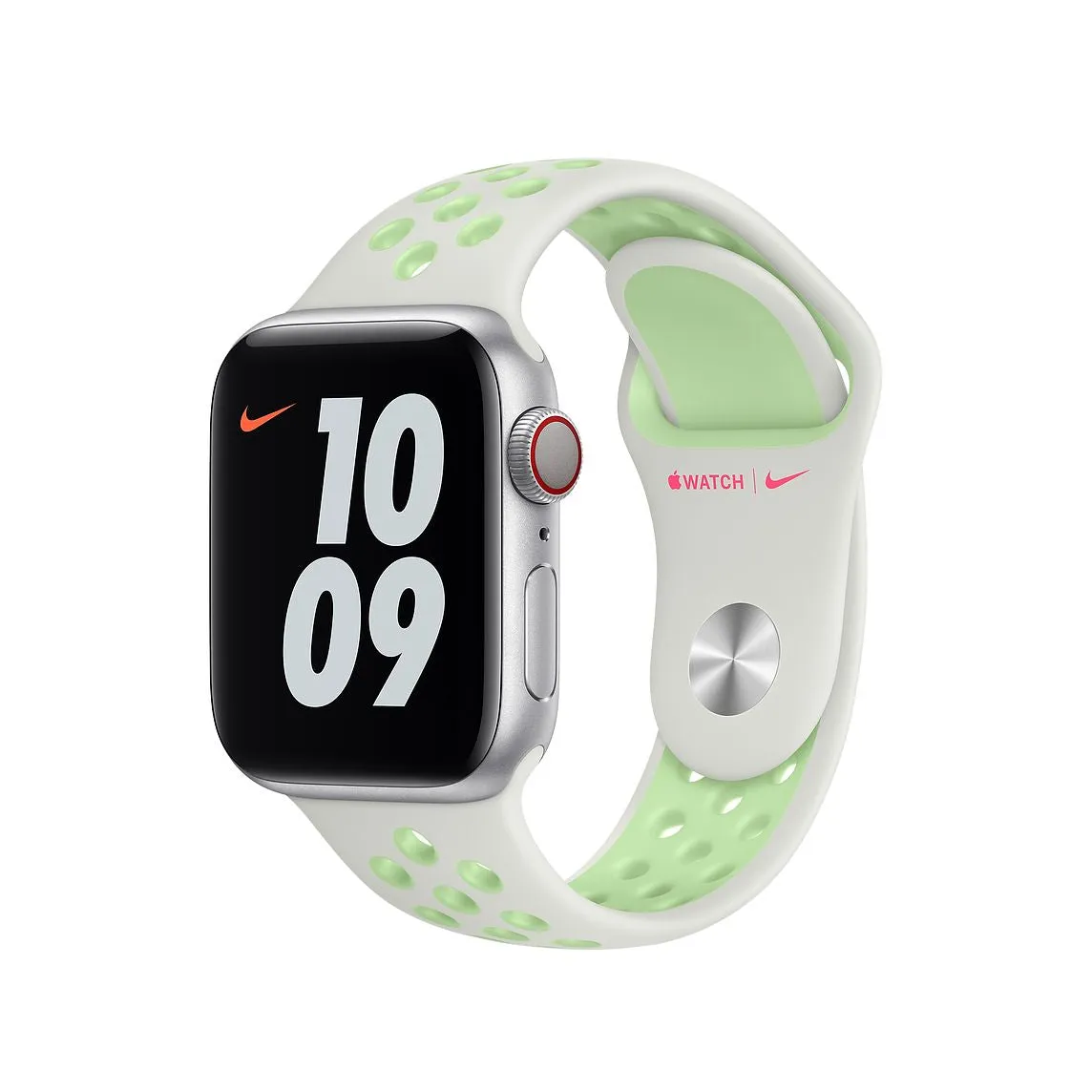 Apple 40mm Spruce Aura/Vapor Green Nike Sport Band - Regular  MG3T3ZM/A