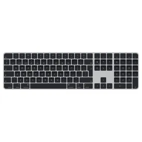 Apple Magic Keyboard With Touch Id And Numeric Keypad - Keyboard - Wireless - Bluetooth, Usb-C - Qwerty - Uk - Black Key