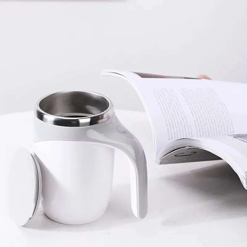 Automatic Stirring Stainless Steel Mug