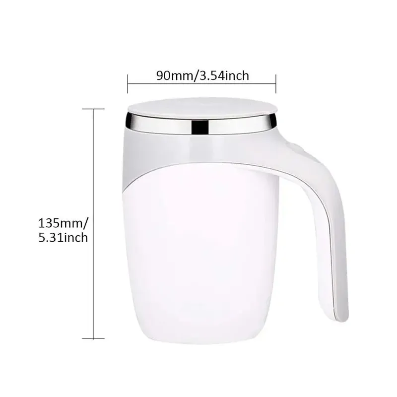 Automatic Stirring Stainless Steel Mug