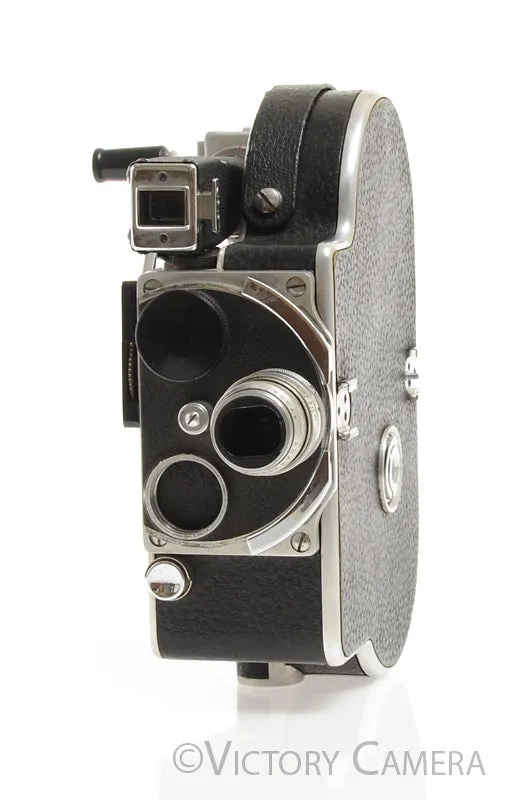 Bolex H16 16mm Motion Picture Film Camera w/ 25mm f1.9 Lens