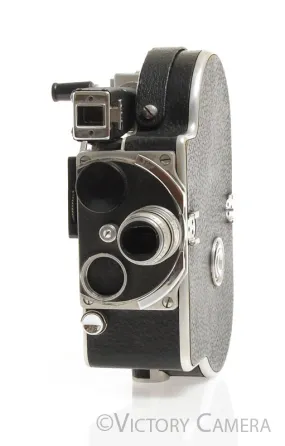 Bolex H16 16mm Motion Picture Film Camera w/ 25mm f1.9 Lens