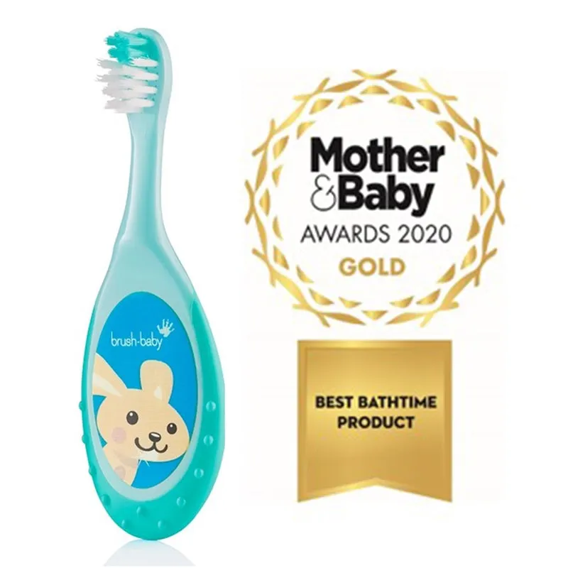 Brush-baby FlossBrush 0-3 yrs (Teal)