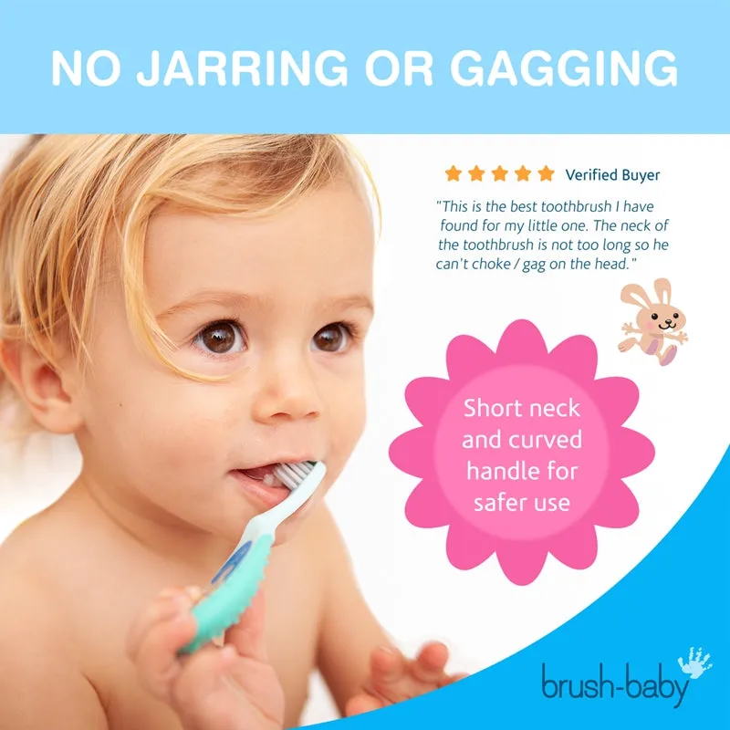 Brush-baby FlossBrush 0-3 yrs (Teal)