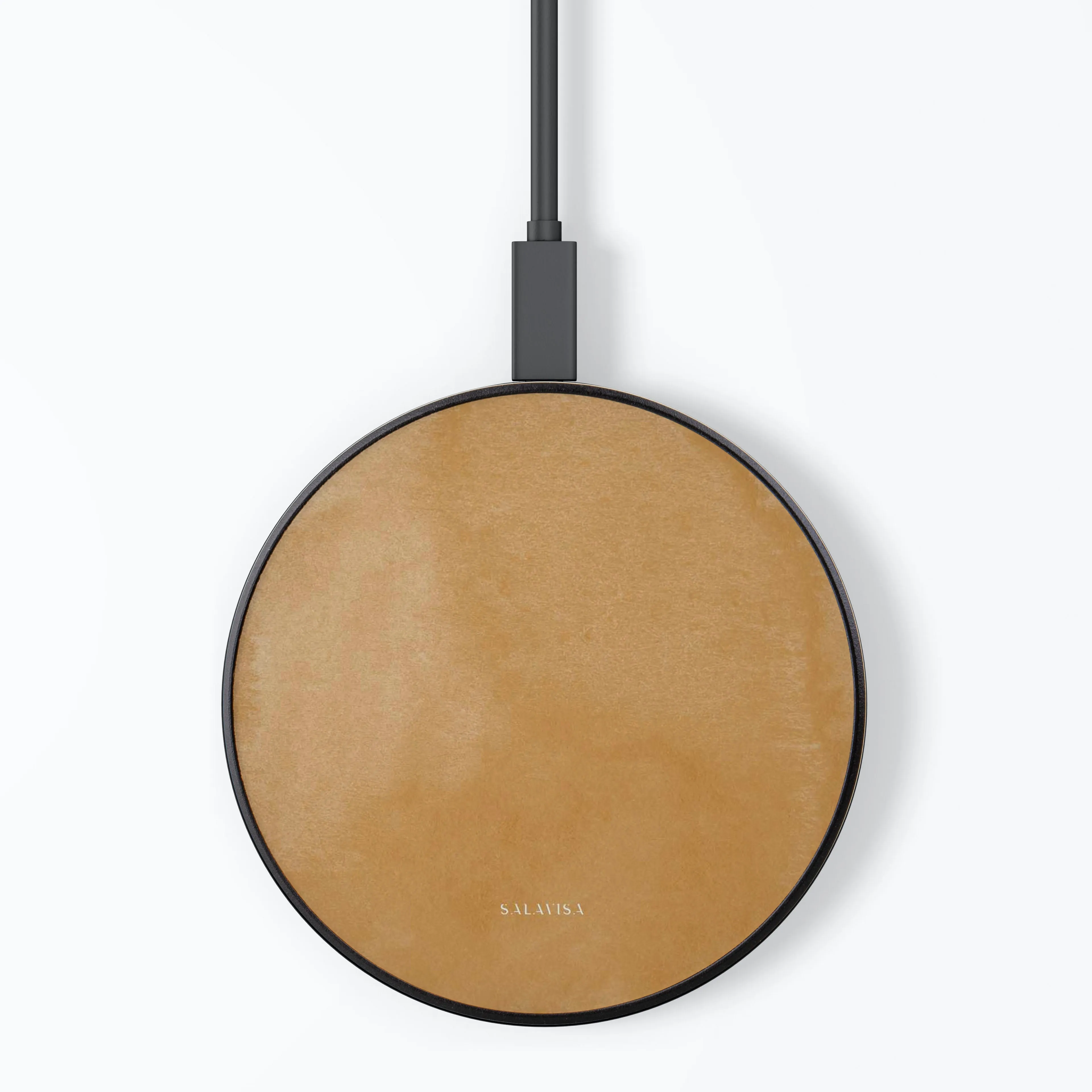 Burnt Yellow Watercolor Wireless Charger