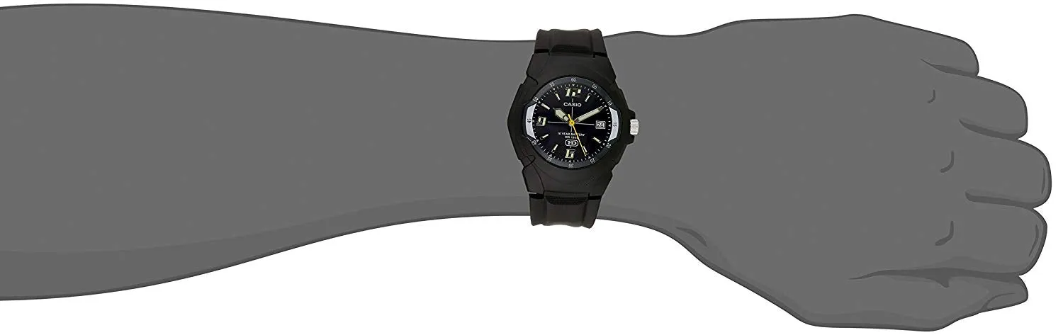 CASIO Men's MW600F-2AV Sport Watch with Black Resin Band