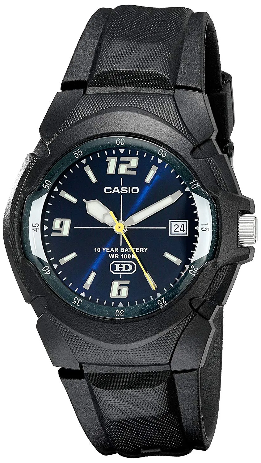 CASIO Men's MW600F-2AV Sport Watch with Black Resin Band