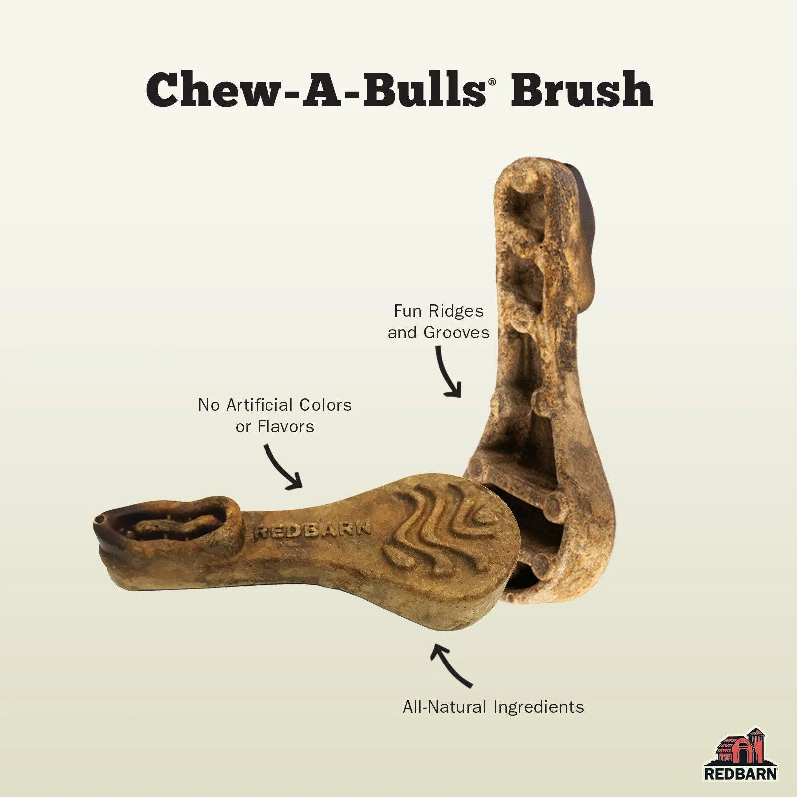 Chew-A-Bulls Brush Dog Chews - Small