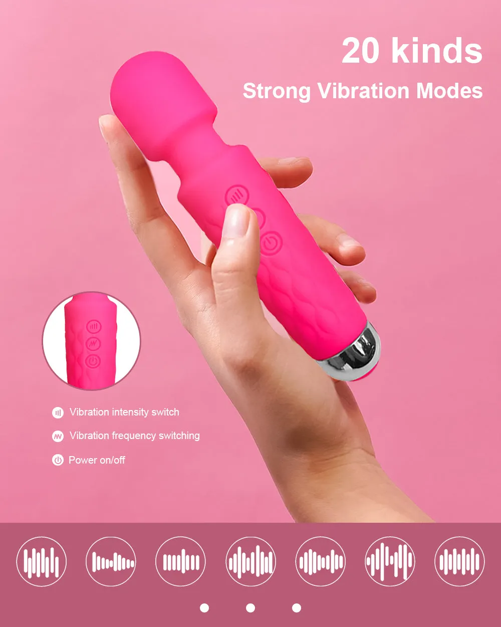 Clit Viabrator Rechargeable Powerful High Quality Material Woman Vibrator