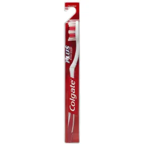 Colgate Plus Medium Toothbrush Case of 72, Red/White