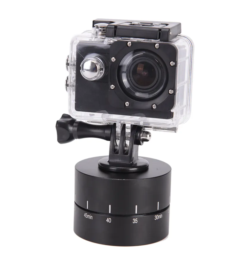 Compatible With  Lapse 360 Degree Auto Rotate Camera Tripod Head Base 360 Rotating Timelapse For Gopro Camera SLR Fo