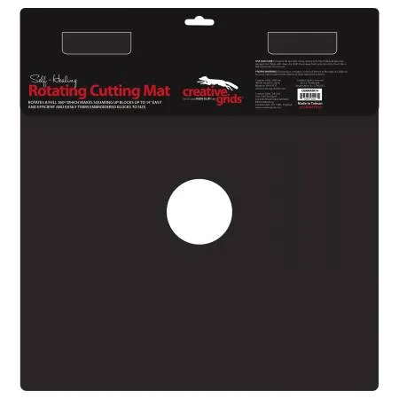 Creative Grids Self-Healing Rotating Rotary Cutting Mat 14in x 14in