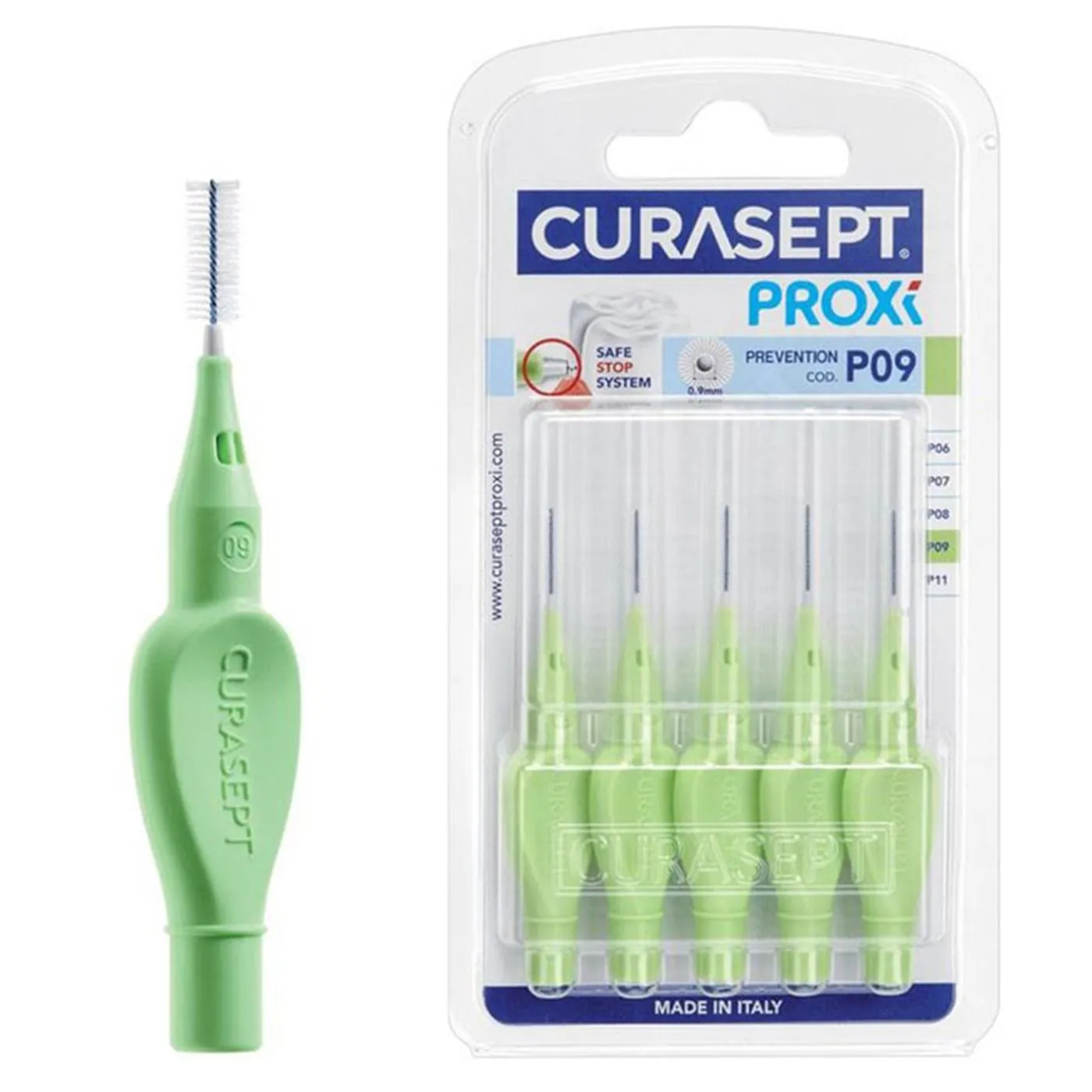 Curasept Proxi P09 Light Green Interdental Brush 5 PC