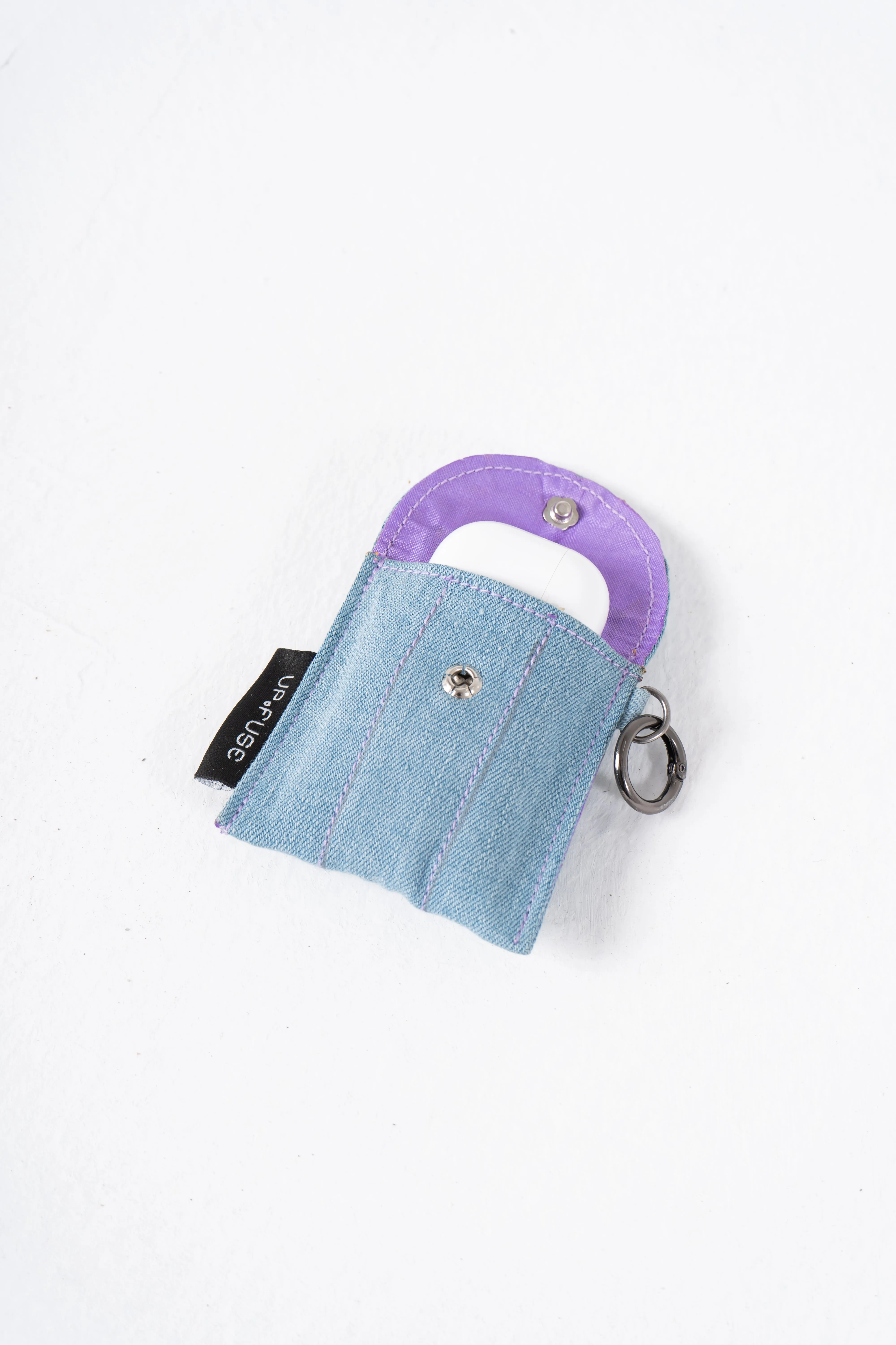 Denim Affair AirPod Case in Ice Blue