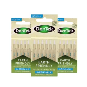 DenTek Earth Friendly Birch Wood Interdental Brush 0.6mm