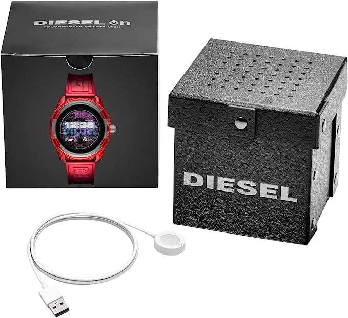 Diesel Red Fadelite Unisex Smartwatch DZT2019