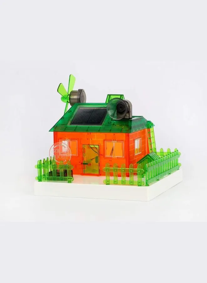 DIY Solar Energy Concept House STEM Toy for 8  Kids