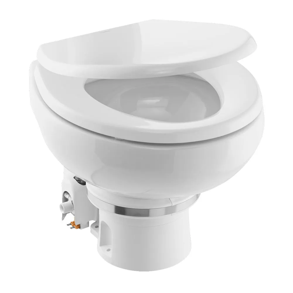 Dometic MasterFlush MF 7120 - White - Electric Macerating Toilet w/Orbit Base & Slow Close Seat - Freshwater - 12V