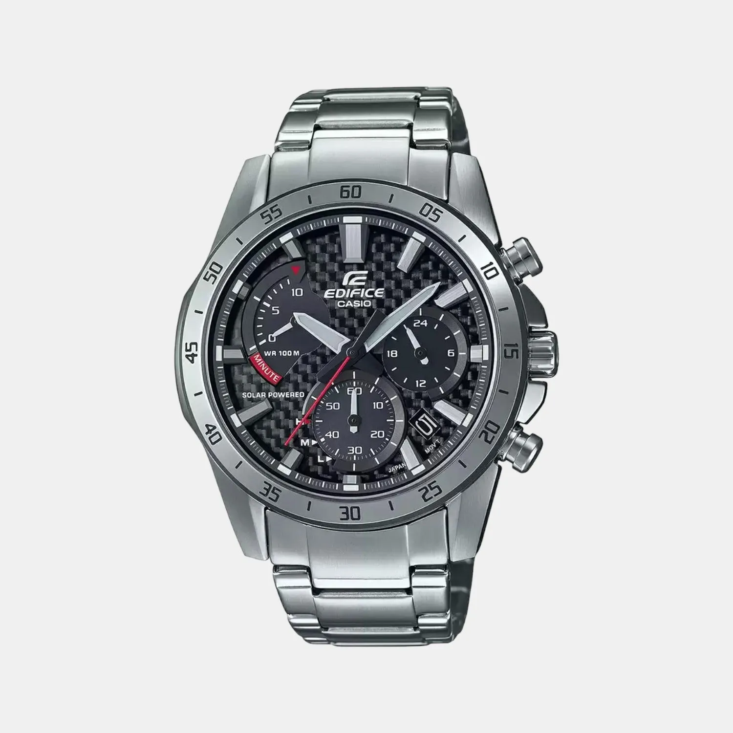 Edifice Men's Stainless Steel Chronograph Watch EX532 - EQS-930D-1AVUDF