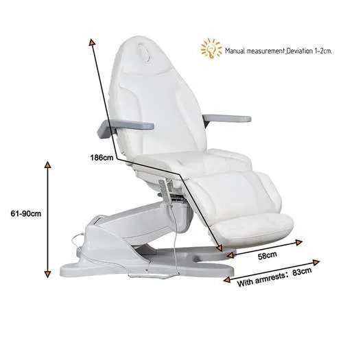 Electric Facial Bed Rotating Aesthetic Spa Cosmetic Chair with Paper Roller G904