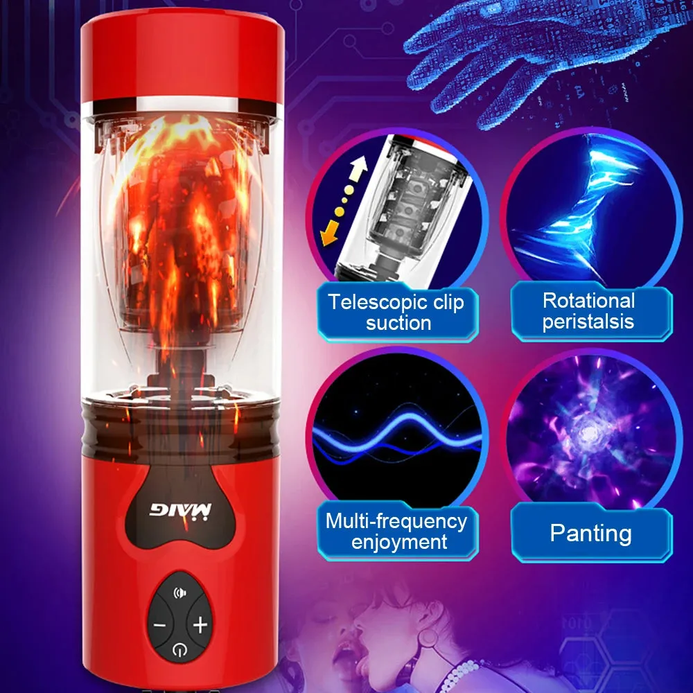 Electric Hands Free Male Stroker 3 Speed Thrusting Rotating