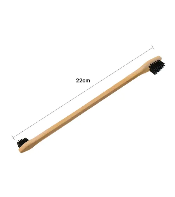 Essential Dog Natural Bamboo Double Sided Dog Toothbrush