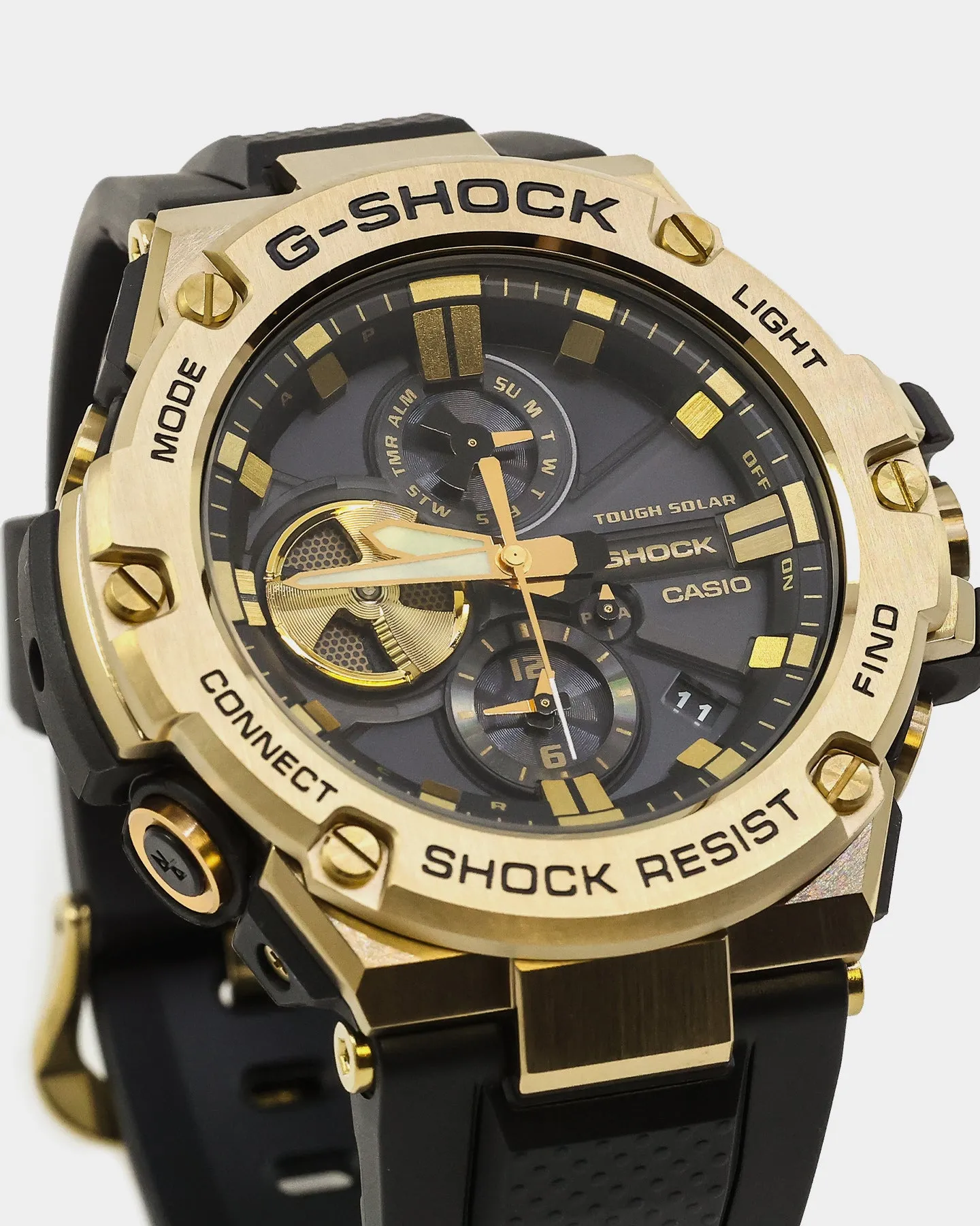 G Shock GST-B100GB-1A9 Stay Gold Watch Gold/Black