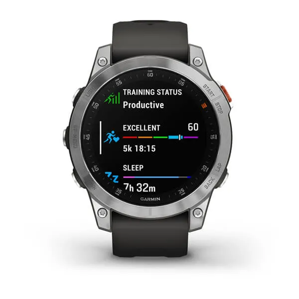 Garmin Epix Gen 2 Premium Active Smartwatch Silver 010-02582-01