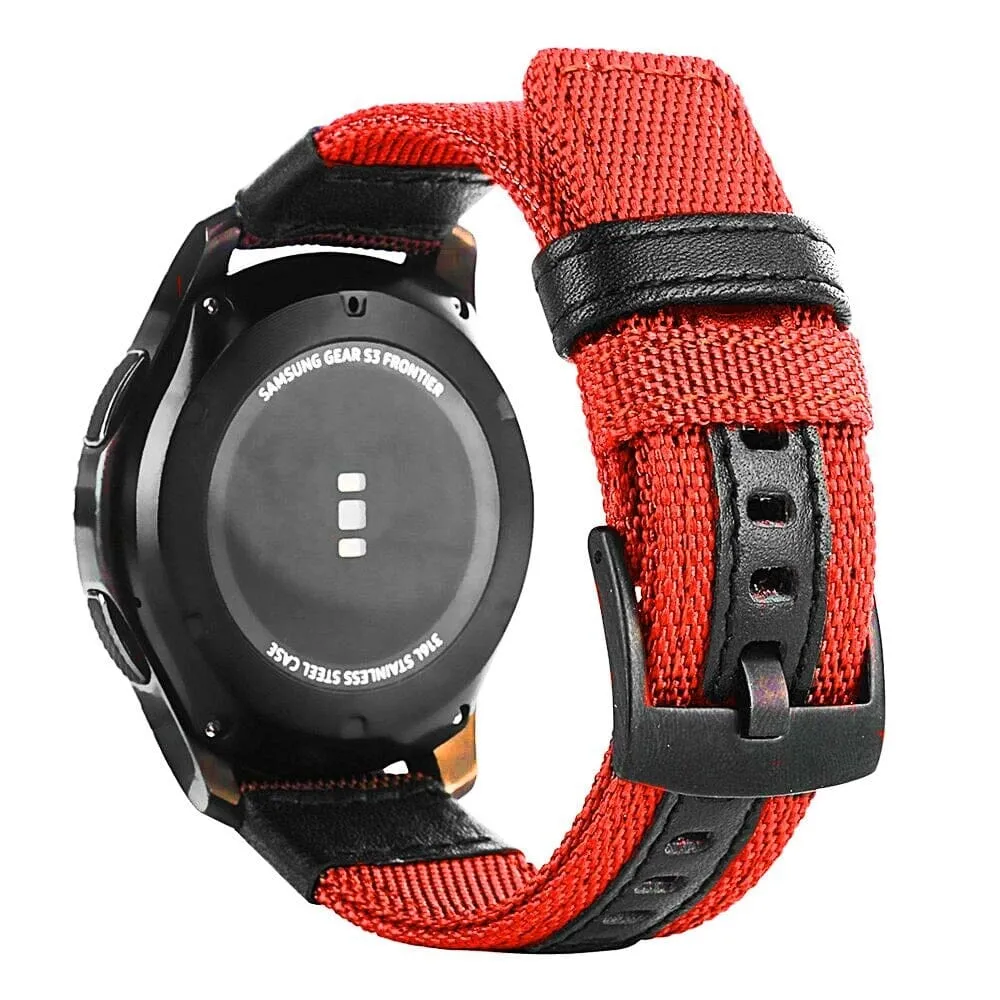 Garmin Fenix 6x Nylon & Leather Watch Straps