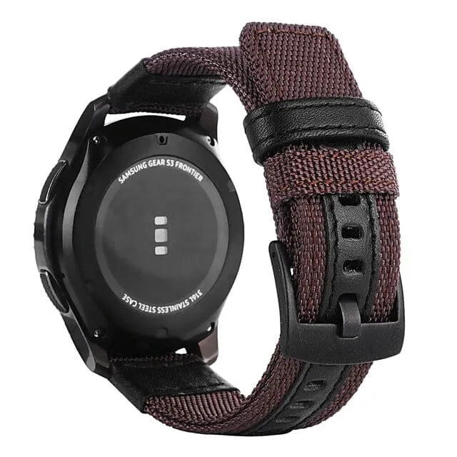 Garmin Fenix 6x Nylon & Leather Watch Straps