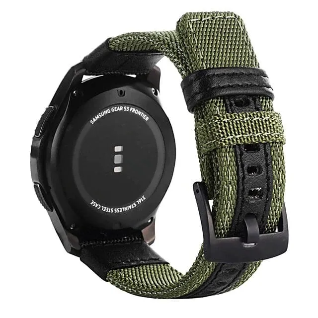 Garmin Fenix 6x Nylon & Leather Watch Straps