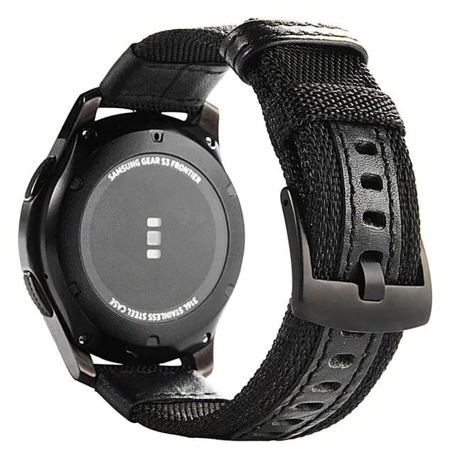 Garmin Fenix 6x Nylon & Leather Watch Straps