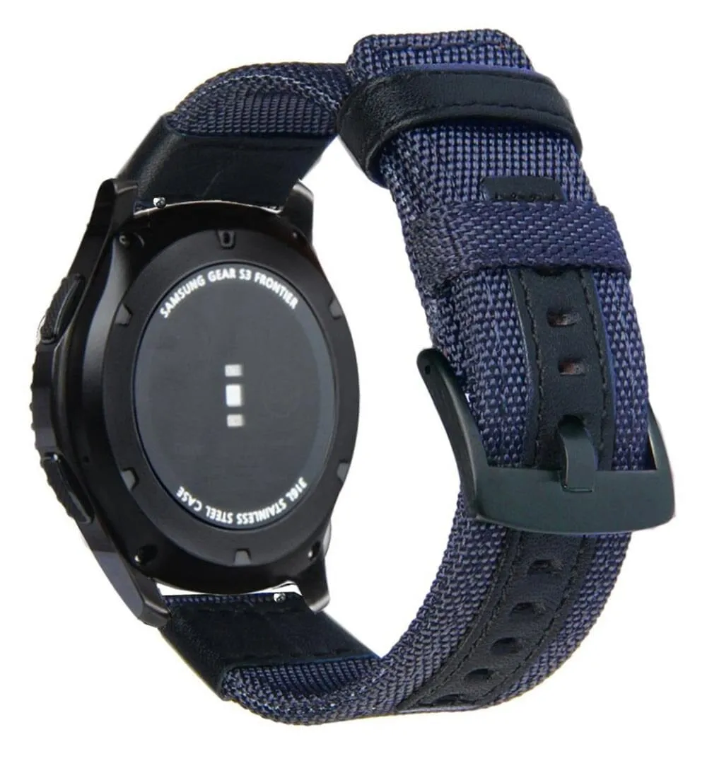 Garmin Fenix 6x Nylon & Leather Watch Straps