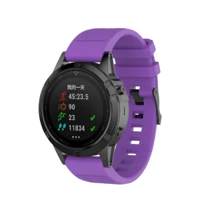 Garmin Instinct Solar Surf Edition silicone sports bracelet with 22mm quick release (170-220 mm) - Purple