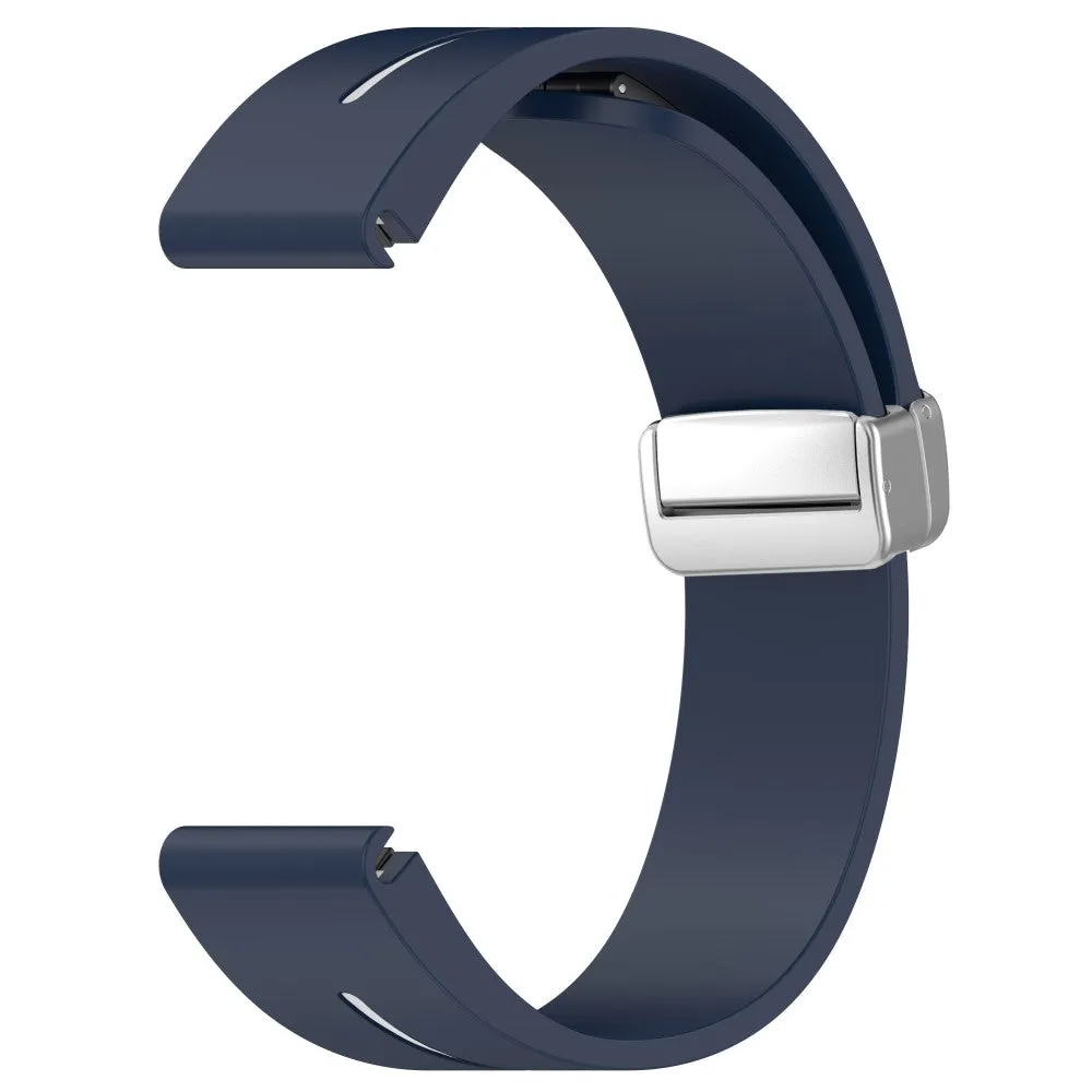 Garmin Vivomove 3 silicone wristband with magnetic clasp (joint circumference: 170-220mm) - Blue / White