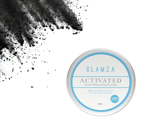 Glamza Activated Charcoal Teeth Whitening Powder - 50g