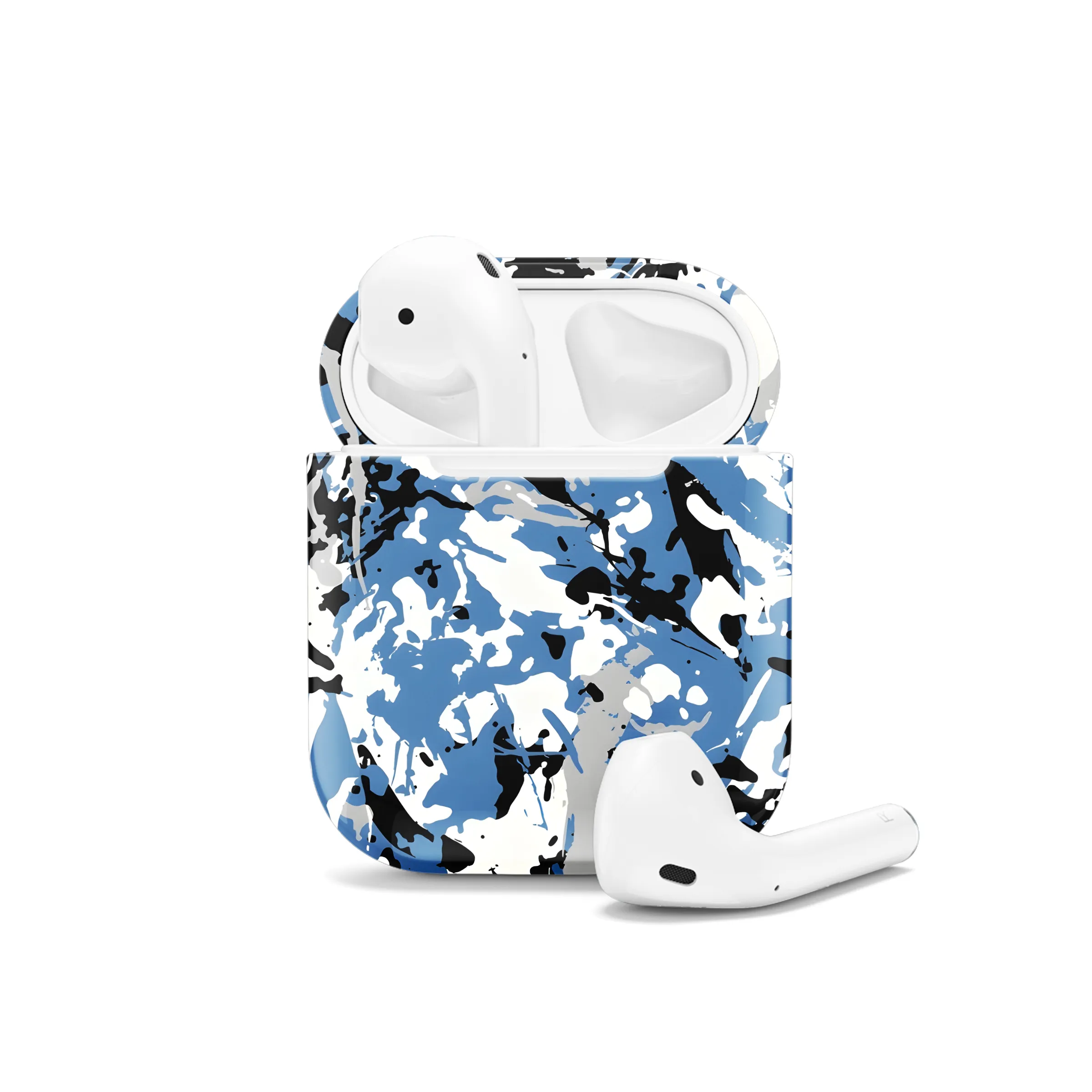 Grunge Camo Brush Strokes AirPods Case AirPods Pro AirPods Pro 2 AirPods 3 AirPods 2 Glossy 2199